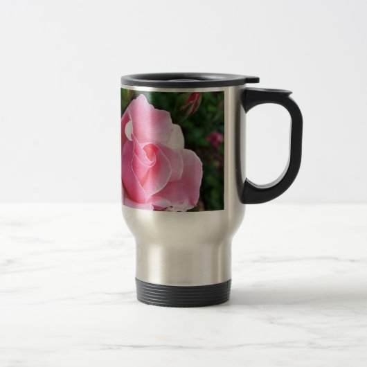 roze rozenbloem reisbeker (Rechts)