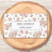  Roze Rozenbloemen Bloemen Bloemenzaak Contactkaartje