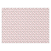 Roze rozenbloemen op wit tafelkleed (Voorkant (Horizontaal))