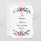 Roze rozenbruin Foliage Bachelorette Party Kaart (Voorkant)