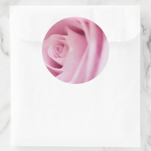 Roze rozenbruinzegels en Stickers (Tas)