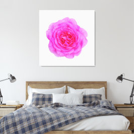 Roze rozencanvas afdrukken