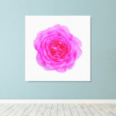 Roze rozencanvas afdrukken (Insitu (Houten vloer))