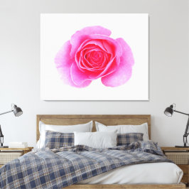 Roze rozencanvas afdrukken