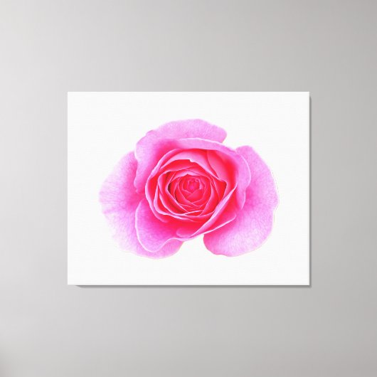 Roze rozencanvas afdrukken (Voorkant)