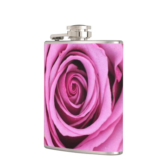 Roze rozenfles heupfles (Links)