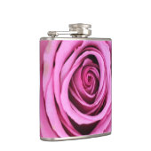 Roze rozenfles heupfles (Rechts)