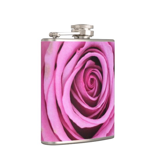 Roze rozenfles heupfles (Rechts)