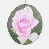 Roze rozengedenkteken Ornament-2 Keramisch Ornament (Links)