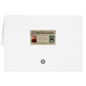 Roze rozenkaarten (Achterkant Horizontaal)