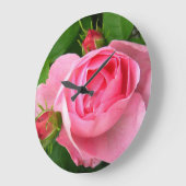 roze rozenklok grote klok (Hoek)