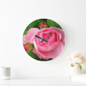roze rozenklok grote klok (Huis)