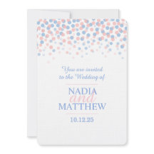 Roze rozenkwarts & sereniteit blauwe bruiloft uitn