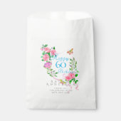 Roze Rozenlint 60e Verjaardag Bedankzakje (Voorkant)