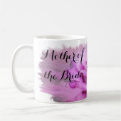 Roze Rozenmoeder van de Bride Gift Coffee mok (Links)