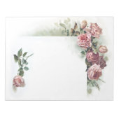  roze rozennotitieblok notitieblok (Voorkant)