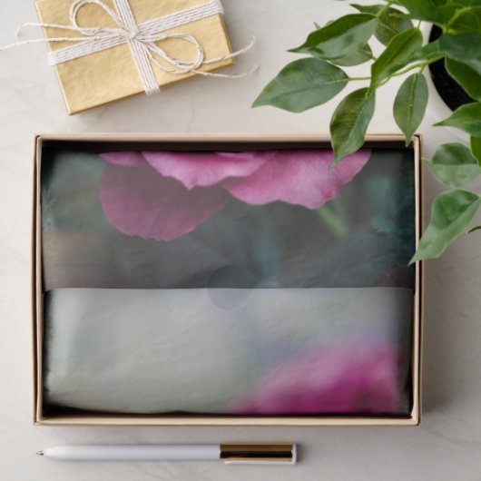 roze rozenontkoppeling tissuepapier (Geschenk)