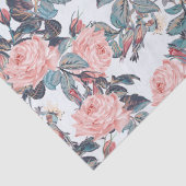 Roze rozenontwerp tissuepapier (Detail)