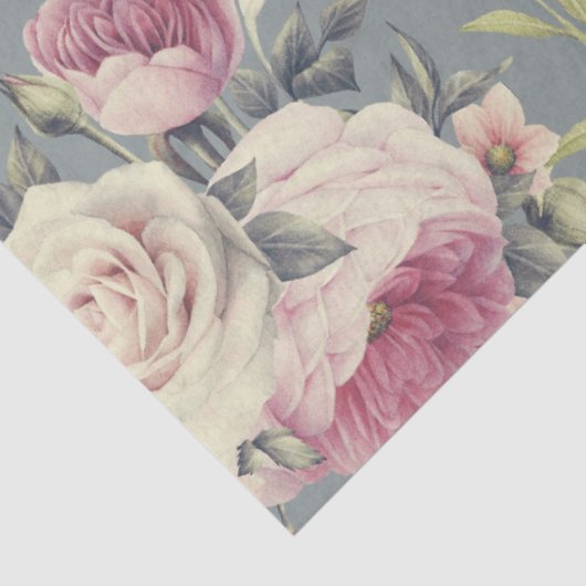 roze rozenpapier tissuepapier (Detail)