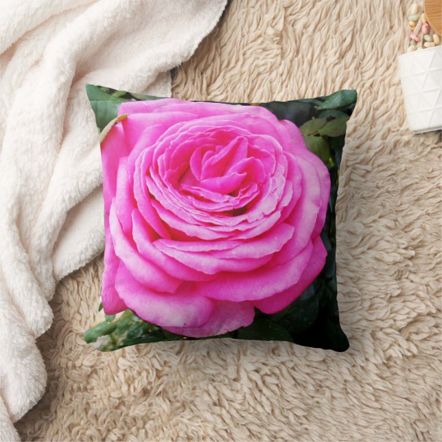 Roze rozenpassie, kussen (Deken)