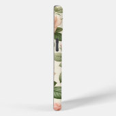  roze rozenpatroon op crème achtergrond Case-Mate iPhone case (Achterkant / Rechts)