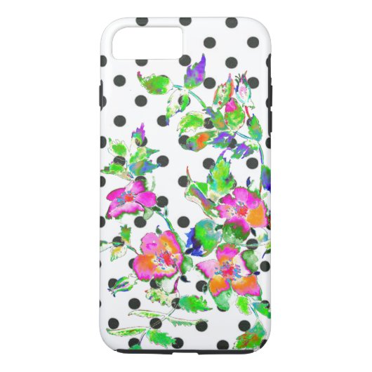  roze rozenpolka-stippen Case-Mate iPhone case (Achterkant)