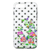 roze rozenpolka-stippen Case-Mate iPhone case (Achterkant)