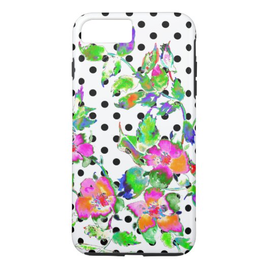 roze rozenpolka-stippen Case-Mate iPhone case (Achterkant)