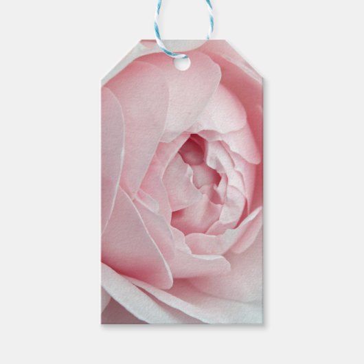 Roze Rozenrood Label Cadeaulabel (Voorkant)
