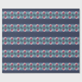 Roze rozenroze Valentijnsdag omslagpapier Cadeaupapier