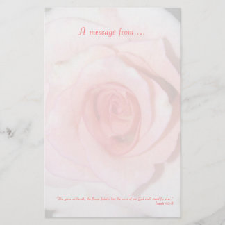 Roze Rozenrozenschrijfbenodigdheden Briefpapier