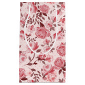 Roze Rozenrozenzakken Klein Cadeauzakje (Voorkant)