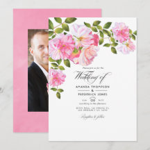 Roze Rozentuin Trouwfoto