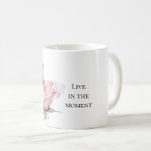 Roze Rozenvlinder Koffiemok (Voorkant rechts)
