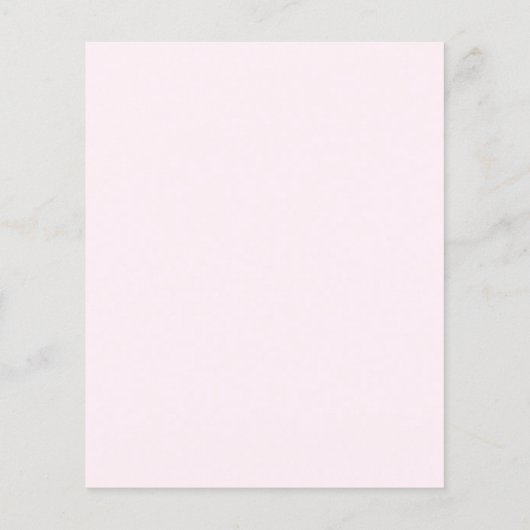 Roze rozenvlinders boog Eerste Heilige Communie (Achterkant)