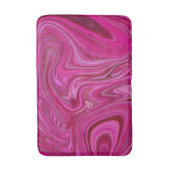 Roze rozenzwirls badmat (Voorkant Verticaal)