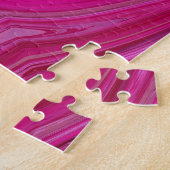 Roze rozenzwirls legpuzzel (Zijkant)