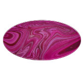 Roze rozenzwirls snijplank (Hoek)