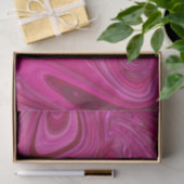 Roze rozenzwirls tissuepapier (Geschenk)