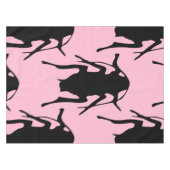 roze roziken tafelkleed (Voorkant (Horizontaal))