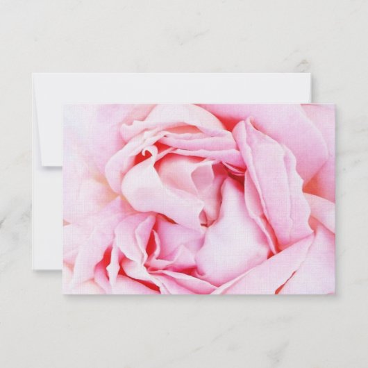 Roze Rsvp met envelop (Voorkant)