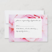 Roze Rsvp met envelop (Achterkant)