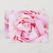Roze Rsvp met envelop (Voorkant / Achterkant)