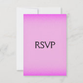 Roze RSVP met Menu (Achterkant)