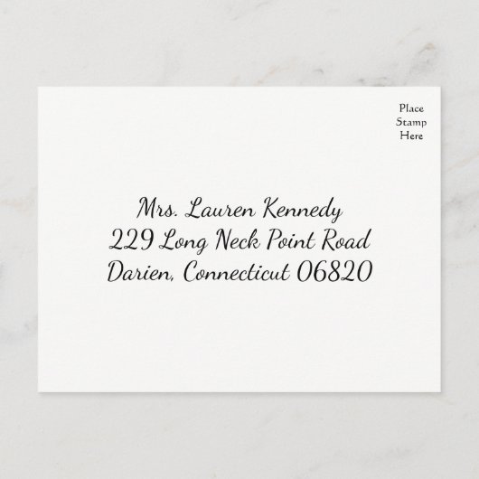 Roze RSVP-Roos Bloed  Shabby Chic Wedding Uitnodiging Briefkaart (Achterkant)