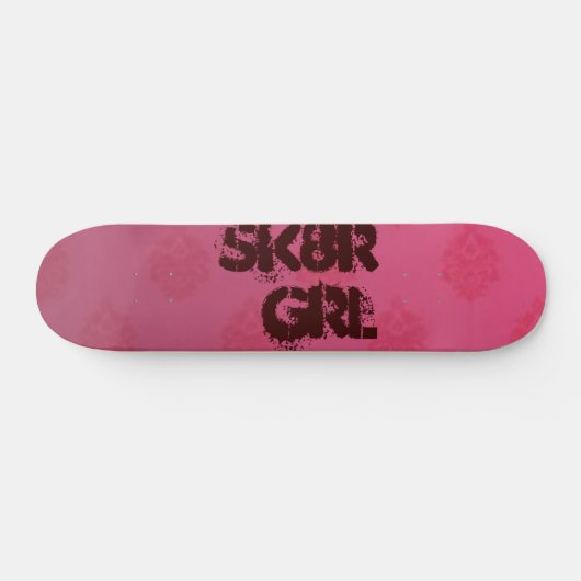 Roze rtln-, sk8r grl skateboard (Horizontaal)