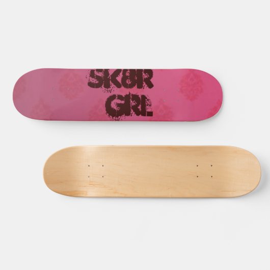 Roze rtln-, sk8r grl skateboard (Horizontaal)
