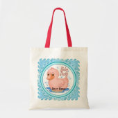 Roze Rubber Duck Tote Bag (Voorkant)
