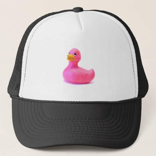 Roze Rubber Duck Trucker Pet (Voorkant)