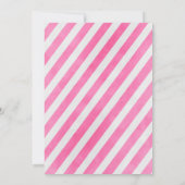 Roze Rubber Duckie Uitnodiging (Achterkant)